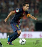 FUSSBALL Primera Division/Super Cup 2012: Xavi Hernandez (Barca)