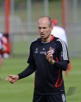 Fussball CHL Finale 2012: Abschluss Training beim FC Bayern Muenchen