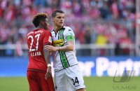 Fussball 1. Bundesliga  Saison 2015/2016: FC Bayern Muenchen - Borussia Moenchengladbach