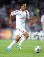 Fussball Champions League  Saison 2011/2012:  Robinho (AC Mailand)