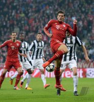 FUSSBALL INTERNATIONAL CHL VIERTELFINALE 12/13: Mario Gomez (FC Bayern Muenchen)