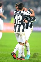 FUSSBALL SERIE A: Giovinco Sebastian und Claudio Marchisio (v. li., Juventus Turin)