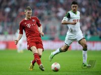 FUSSBALL DFB POKAL  Saison 2012/2013:  FC Bayern Muenchen - VfL Wolfsburg