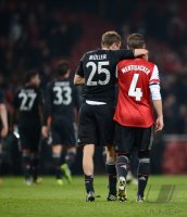 FUSSBALL INTERNATIONAL CHL ACHTELFINALE 12/13:  FC Arsenal London - FC Bayern Muenchen