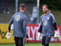 Fussball Training Deutsche Nationalmannschaft in Stuttgart