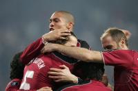 Fussball Uefa Cup: Hamburg - FC Thun, Jubel