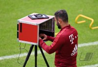 Fussball 1. Bundesliga Saison 21/22: Teampraesentation FC Bayern Muenchen