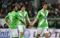 Fussball, 1. Bundesliga  Saison 2014/2015: VfL Wolfsburg - SC Freiburg