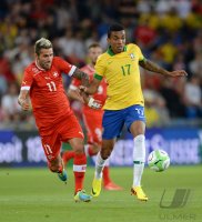 Fussball International Laenderspiel: Schweiz - Brasilien