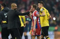 Fussball DFB Pokal Halbfinale 14/15: FC Bayern Muenchen - Borussia Dortmund