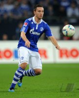 Fussball 1. Bundesliga, Saison 2011/2012: Schalke 04, HOEGER am Ball