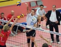 Volleyball 1. Bundesliga  08/09  ENBW TV Rottenburg  1-3  VfB Friedrichshafen