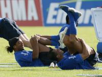 Fussball WM Training Brasilien