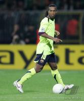 Fussball International UCL: Madrid, RONALDINHO Einzelaktion am Ball