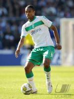 FUSSBALL 1. BUNDESLIGA: Bremen, NALDO Einzelaktion
