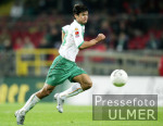 Fussball 1. Bundesliga: Bremen, VALDEZ Einzelaktion