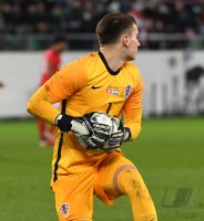 Fussball International Schweiz - Kroatien: Torhwart Dominik Livakovic (Kroatien)