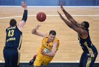 Basketball 1. Bundesliga 14/15 Hauptrunde:  Walter Tigers Tuebingen - Alba Berlin