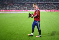 Fussball 1. Bundesliga Saison 14/15: Torwart Manuel Neuer (FC Bayern Muenchen)