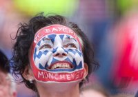 FUSSBALL CHAMPIONSLEAGUE FINALE 2000/2001:  JUBEL FC Bayern Muenchen