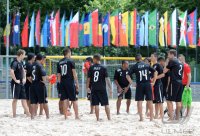 Training Beachsoccer Nationalteam von Tahiti