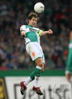 Fussball 1. Bundesliga: Werder, BAUMAN Einzelaktion