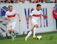 FUSSBALL 1. Bundesliga 2013/2014:  Sercan Sararer (VfB Stuttgart)   Funk (VfB Stuttgart)
