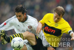 Fussball 1. Bundesliga: Dortmund - Bayern, Zweikampf