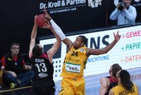 Basketball 1. Bundesliga 16/17 Hauptrunde: Walter Tigers Tuebingen -  s. Oliver Wuerzburg