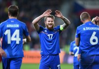 Fussball EM 2016 Quali: Aron Gunnarsson (Island)