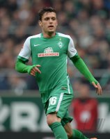 Fussball, 1. Bundesliga  Saison 2014/2015: SV Werder Bremen - Borussia Moenchengladbach
