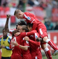 Fussball 2. BUNDESLIGA 13/14 : JUBEL Marcel Gaus (1. FC Kaiserslautern)