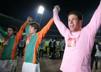 Fussball CL: Bremen - Turin, Jubel Bremen