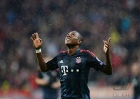 Fussball Champions League 13/14: JUBEL David Alaba (FC Bayern Muenchen)