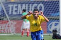 Fussball Frauen FIFA U 20  WM  2008   Mexiko - Brasilien