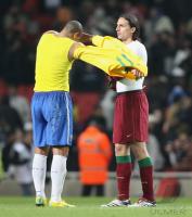 Fussball International Testspiel  Brasilien - Portugal