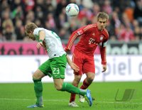 Fussball 1. Bundesliga, Saison 2011/2012:  FC Bayern Muenchen - SV Werder Bremen