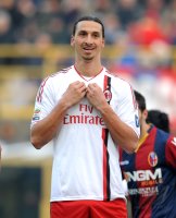 FUSSBALL SERIE A:  Zlatan Ibrahimovic (AC Mailand)