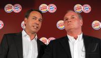FC Bayern Muenchen Manager Uli Hoeness bei Burger King