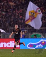 FUSSBALL Coppa Italia  2013/2014: JUBEL Kevin Strootman (AS Rom)