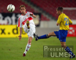 FUSSBALL UEFA Cup VfB Stuttgart - FK Ventspils  Spielszene