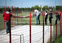 Fussball CHL Finale 2012: Abschluss Training beim FC Bayern Muenchen
