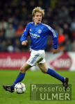 Fussball 1. Bundesliga: S04, POULSEN Einzelaktion