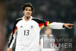 Fussball deutsche Nationalmannschaft, BALLACK zeigend