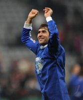 Fussball DFB Pokal 10/11 : JUBEL nach dem Sieg Raul (FC Schalke 04)
