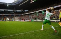 Fussball, 1. Bundesliga  Saison 2013/2014: SV Werder Bremen - Borussia Moenchengladbach