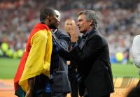 Fussball Champions League Finale: Trainer Jose Mario Santos Mourinho (Inter)