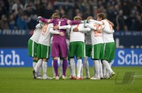Fussball, 1. Bundesliga  Saison 2014/2015: FC Schalke 04 - SV Werder Bremen
