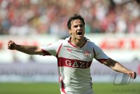 Fussball 1. Bundesliga 10/11 :  JUBEL  Tomas Hajnal (VfB Stuttgart)