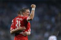 Fussball International: Audi Cup 2009   JUBEL  Bastian Schweinsteiner (FC BAYERN MUENCHEN)